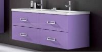 Arredo Bagno LINE cm 120 in 25 colori + bianco noce frassino